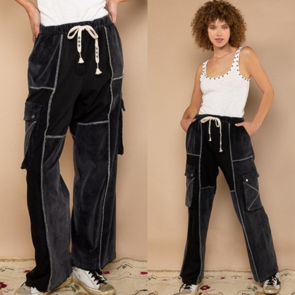 POL Drawstring Cargo Pants - Picture 2 of 7